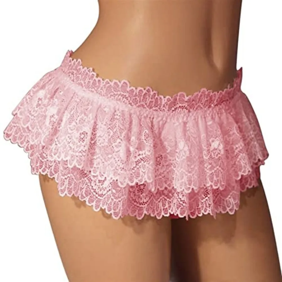 Sissy Lace Panties Men's Ruffled Panties Thongs Mini Skirt Thongs Gay Lingerie Color :,:1pc
Sissy Lace Panties Men's Ruffled Panties Thongs Mini Skirt Thongs Gay Lingerie Color :,:1pc