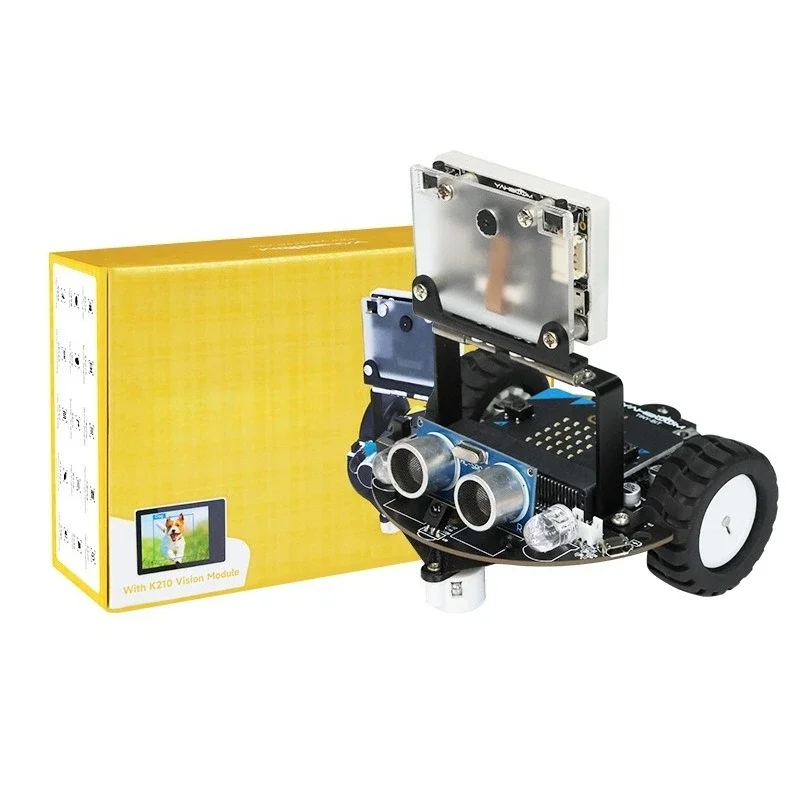 Intelligent car robot AI visual recognition unmanned autonomous driving kit programming K210 module
Intelligent car robot AI visual recognition unmanned autonomous driving kit programming K210 module