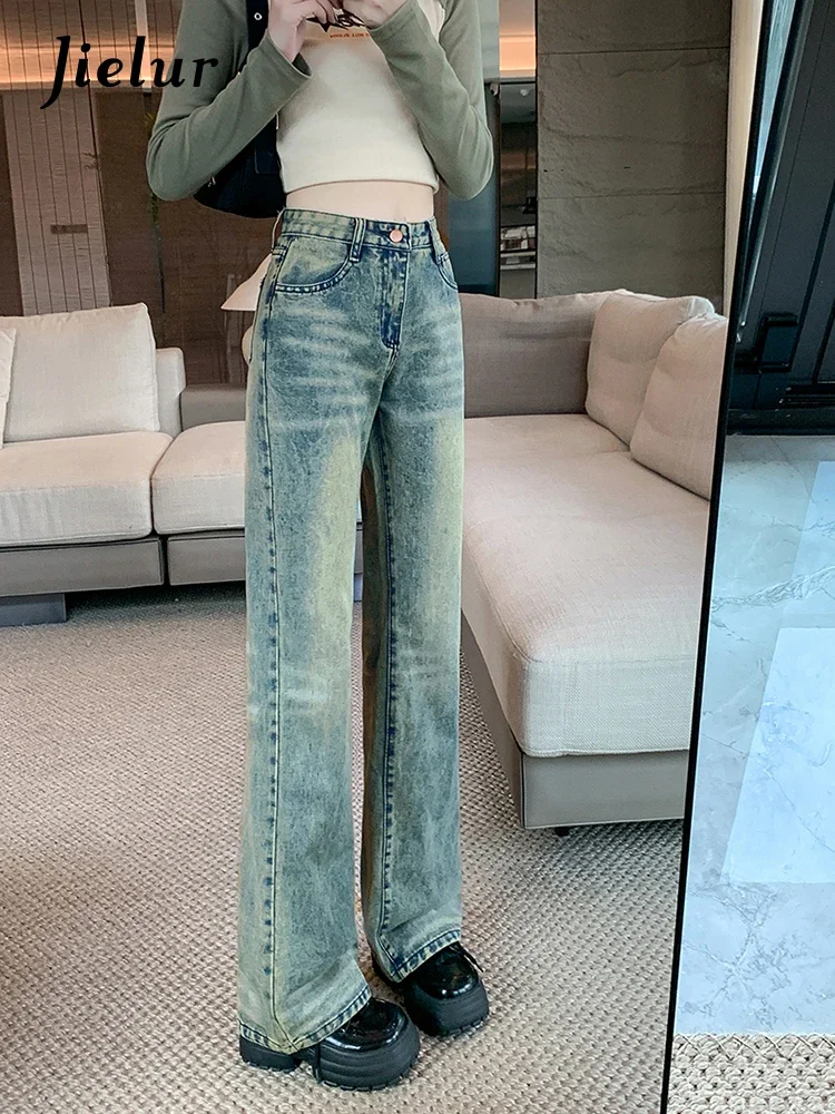 Jielur Autumn New Vintage Fashion Women Jeans Loose Casual Slim Straight Leg Trousers Female Simple Basic Low Waist Woman Jeans
Jielur Autumn New Vintage Fashion Women Jeans Loose Casual Slim Straight Leg Trousers Female Simple Basic Low Waist Woman Jeans
