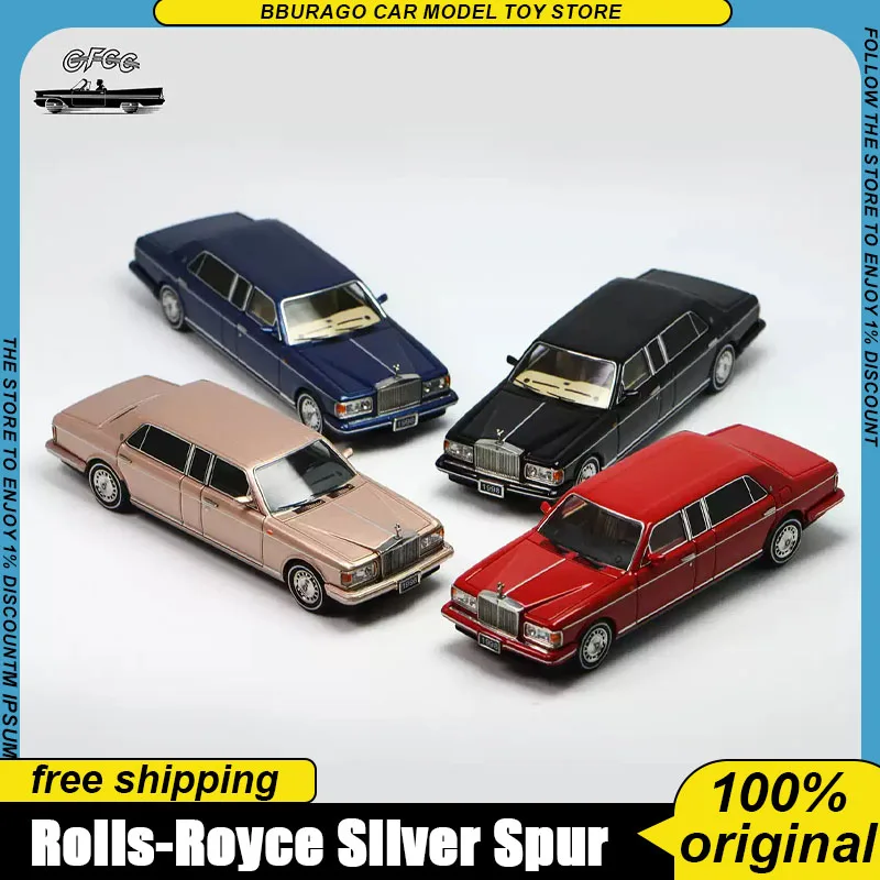 In Shock Gfcc 1:64 Rolls-Royce Silver Spur Park Ward 1998 Diecast Model Long Wheelbase Luxury Limousine Replica Collectible Toys
In Shock Gfcc 1:64 Rolls-Royce Silver Spur Park Ward 1998 Diecast Model Long Wheelbase Luxury Limousine Replica Collectible Toys