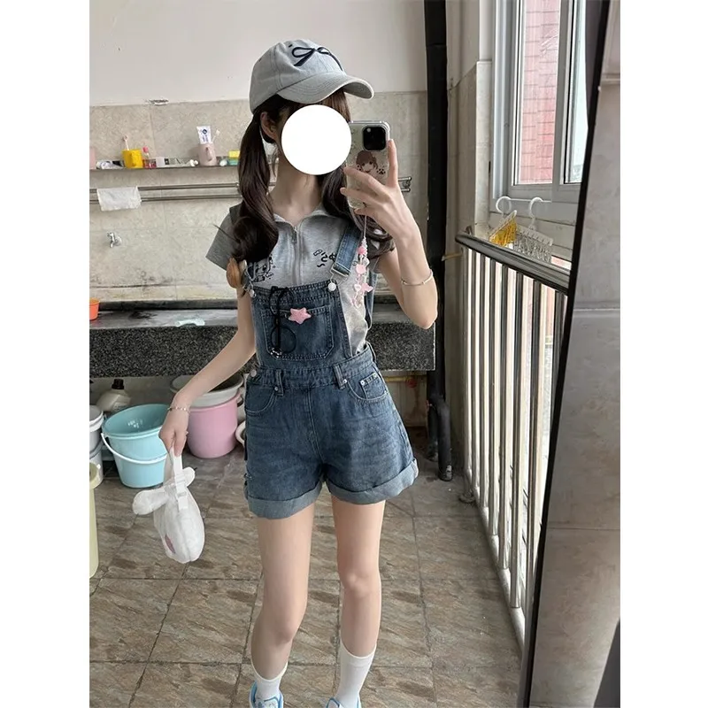 Rompers Women Summer Solid Fashion Korean Style High Waist Loose Casual All-match Simple Pure Wide Leg Vintage Streetwear Y2K
Rompers Women Summer Solid Fashion Korean Style High Waist Loose Casual All-match Simple Pure Wide Leg Vintage Streetwear Y2K