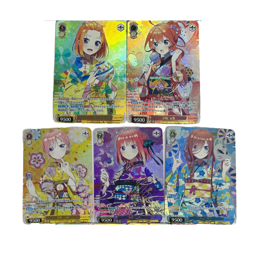 The Quintessential Quintuplets Nakano Ichika ACG Diy Self Control Collect Signature Trading Flash Card Anime Cartoon Gift
The Quintessential Quintuplets Nakano Ichika ACG Diy Self Control Collect Signature Trading Flash Card Anime Cartoon Gift