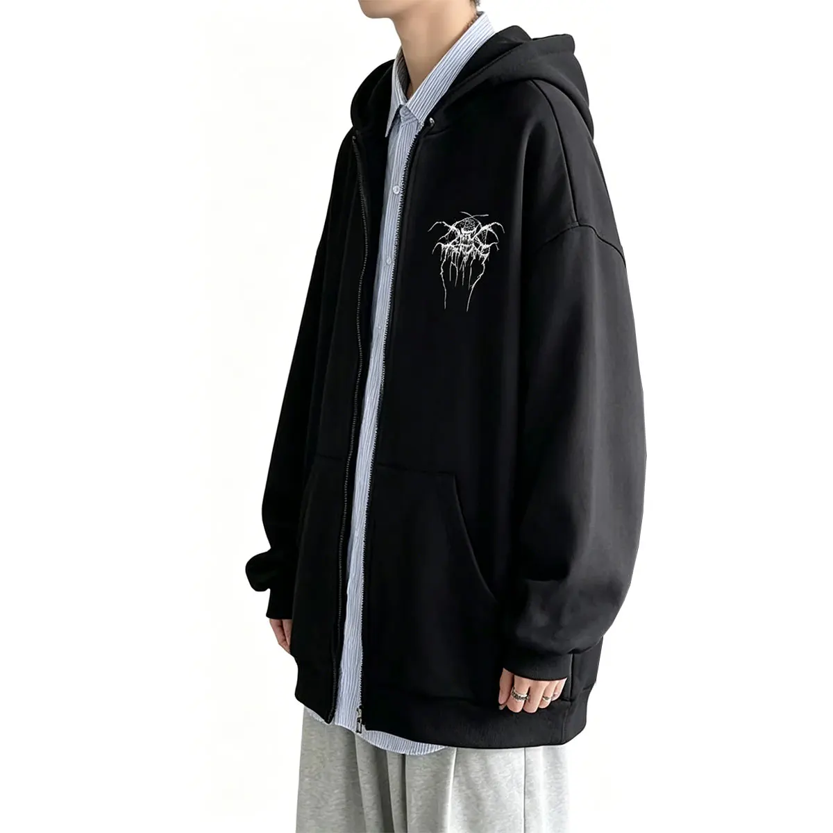 Mayhem A Blaze in The Northern Sky Zipper Hoodie Man Casual Oversized Zip Up Jacket Men Death Black Metal Rock Zip Up Sweatshirt
Mayhem A Blaze in The Northern Sky Zipper Hoodie Man Casual Oversized Zip Up Jacket Men Death Black Metal Rock Zip Up Sweatshirt