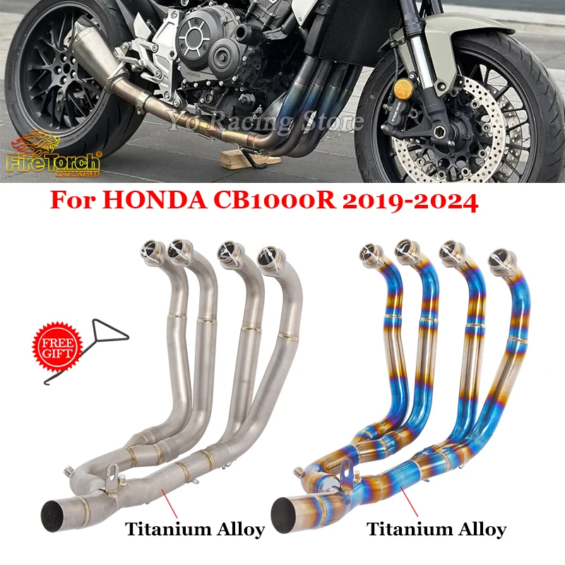 For HONDA CB1000R CB1000 R 2019 - 2024 Motorcycle Full System Exhaust Titanium Alloy Front Link Pipe Connect Original Muffler
For HONDA CB1000R CB1000 R 2019 - 2024 Motorcycle Full System Exhaust Titanium Alloy Front Link Pipe Connect Original Muffler
