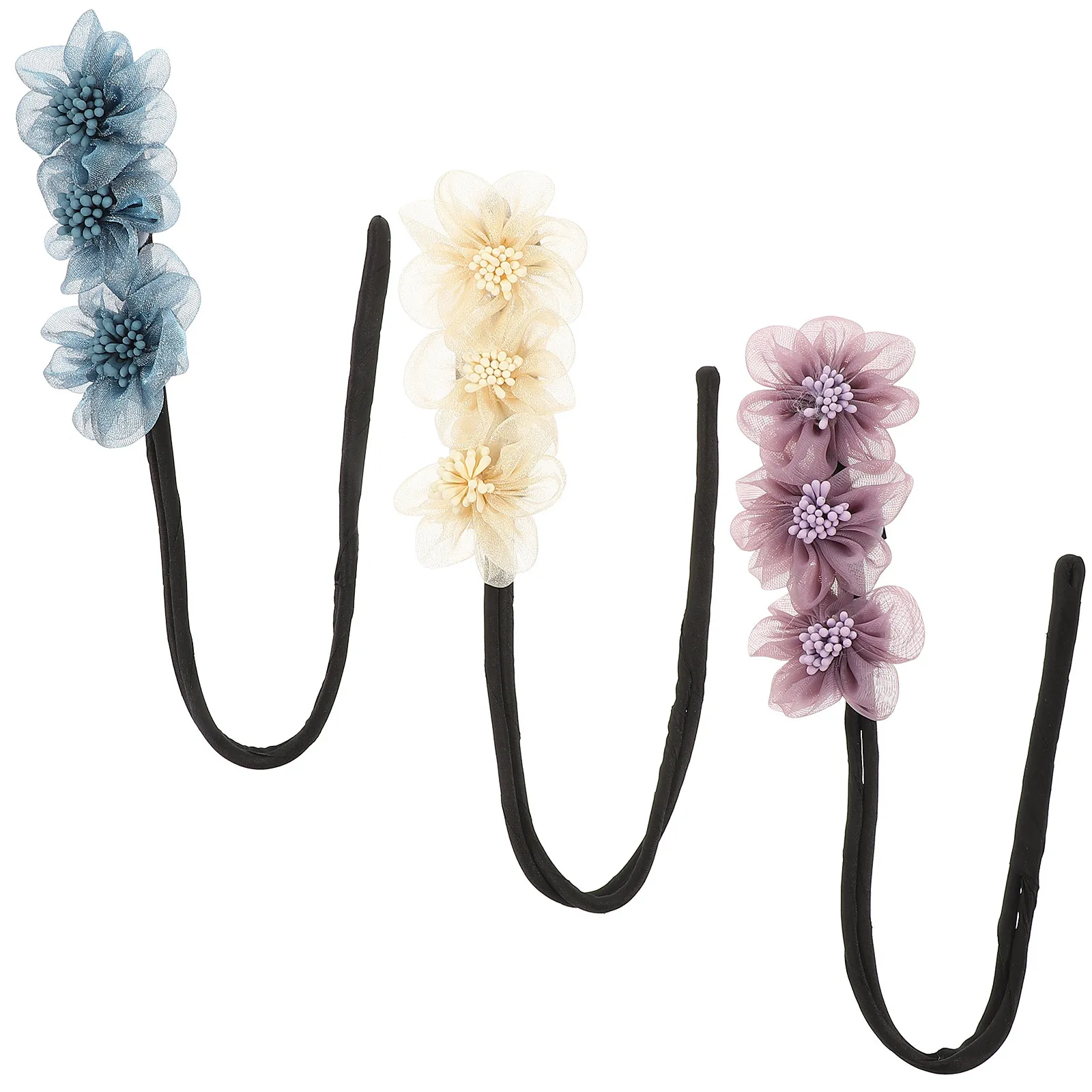 3Pcs Hair Bun Maker Elegant Organza Flower Decorative DIY Hair Style Accessories Lazy Curler for Women Girls Daily Party Prom
3Pcs Hair Bun Maker Elegant Organza Flower Decorative DIY Hair Style Accessories Lazy Curler for Women Girls Daily Party Prom