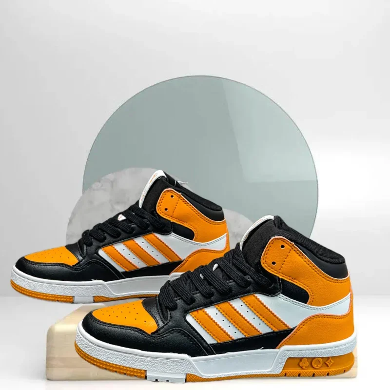 25 three-bar high-top men's and women's shoes fashion trend casual breathable wear-resistant sports couples running board shoes
25 three-bar high-top men's and women's shoes fashion trend casual breathable wear-resistant sports couples running board shoes