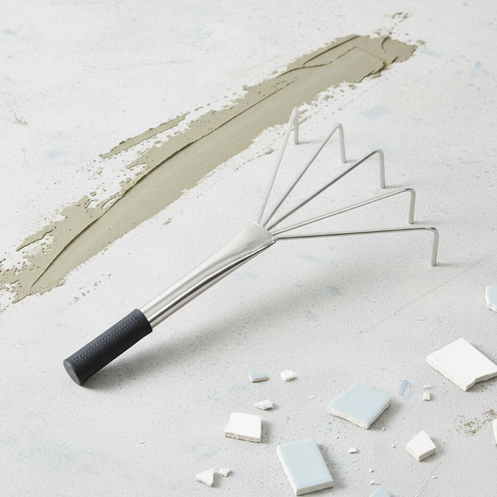 Mortar Rake Stainless Steel Masonry Rake Mortar Spreader Right-Angled Tips Construction Tool Thin Metal Tines for Mason
Mortar Rake Stainless Steel Masonry Rake Mortar Spreader Right-Angled Tips Construction Tool Thin Metal Tines for Mason