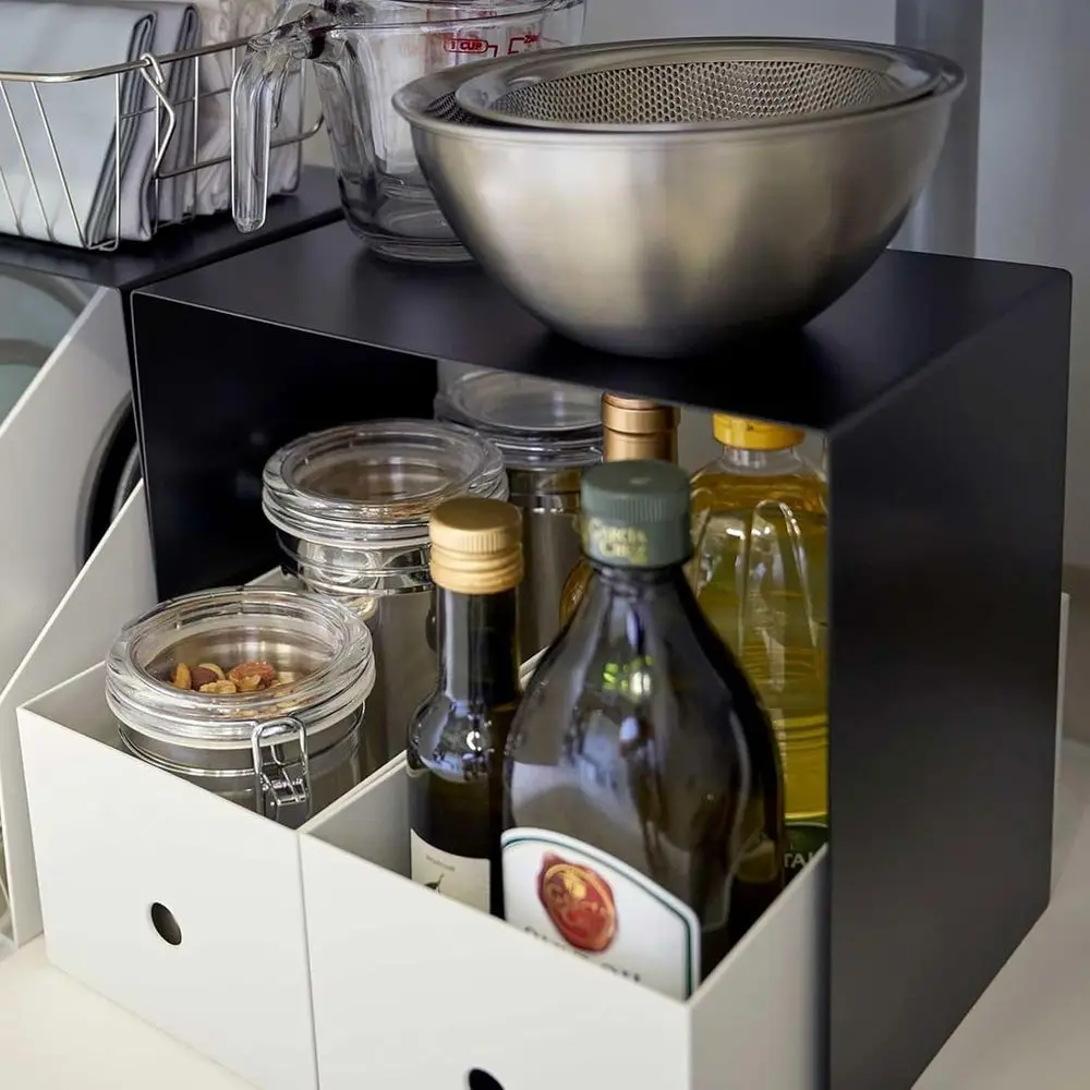 Home Tower Steel Under Cabinet Storage Organizer or Dishes, Pots, Or Pans | Set O 2 | Kitchen Pantry - Steel
Home Tower Steel Under Cabinet Storage Organizer or Dishes, Pots, Or Pans | Set O 2 | Kitchen Pantry - Steel
