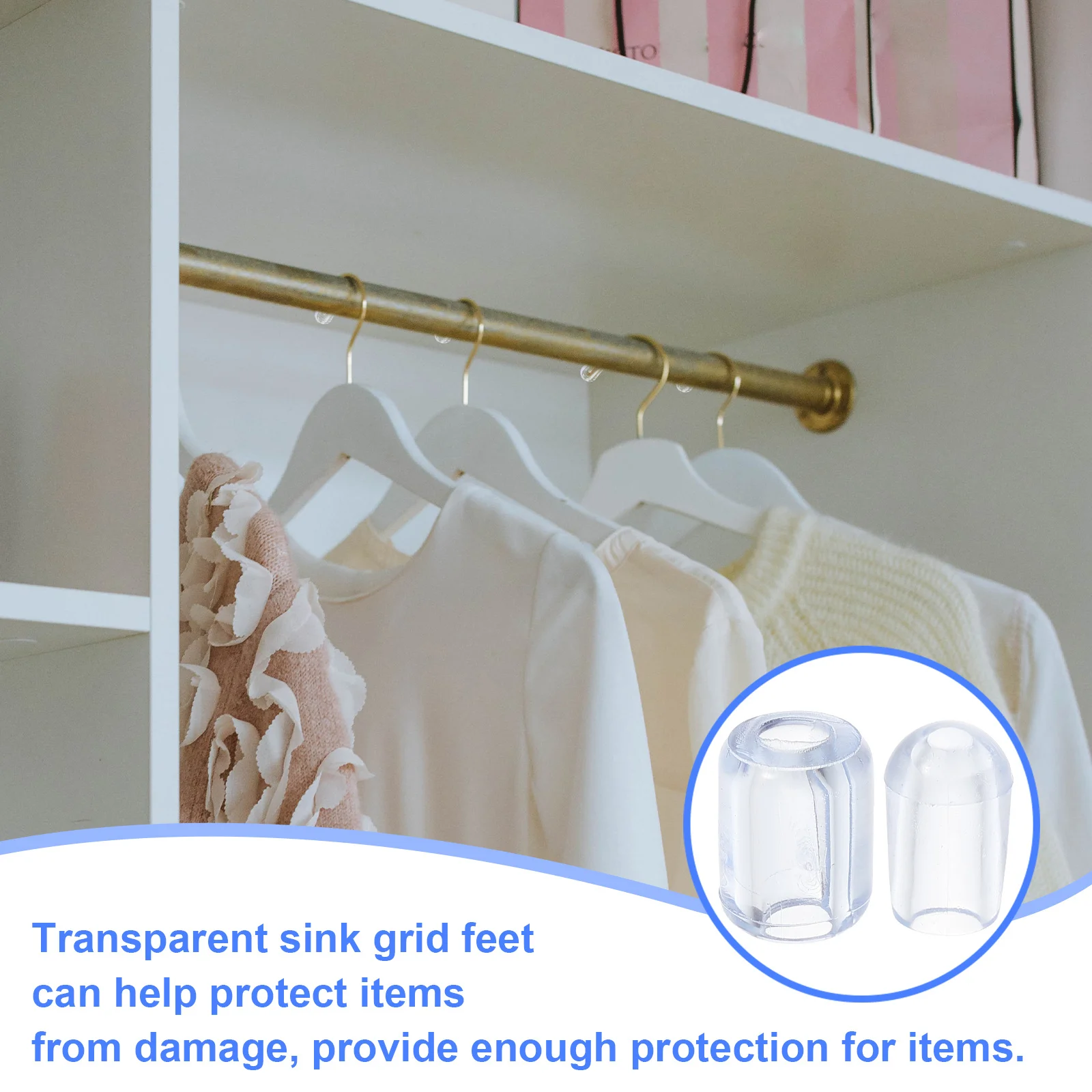 80pcs Grid Protectors Transparent Pvc Kitchen Sink Rack Feet Universal Replacement For Sink Grate Accessories Hardware
80pcs Grid Protectors Transparent Pvc Kitchen Sink Rack Feet Universal Replacement For Sink Grate Accessories Hardware