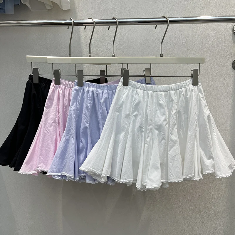 KUSAHIKI Irregular Ruffled Skirt for Womensummer Sweet High Waisted Causal A-line Fluffy Short Skirts Mujer
KUSAHIKI Irregular Ruffled Skirt for Womensummer Sweet High Waisted Causal A-line Fluffy Short Skirts Mujer