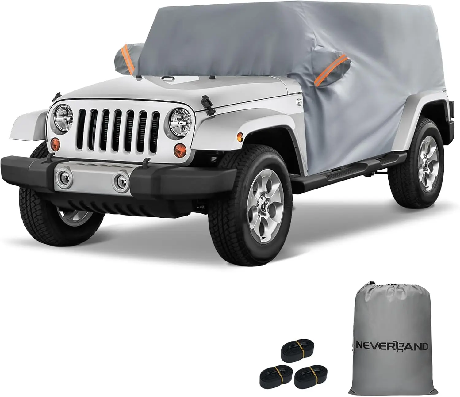 Waterproof Half Cab Cover for Jeep Wrangler 2 Door 1987-2025, All-Weather Protection with Trunk Zipper
Waterproof Half Cab Cover for Jeep Wrangler 2 Door 1987-2025, All-Weather Protection with Trunk Zipper