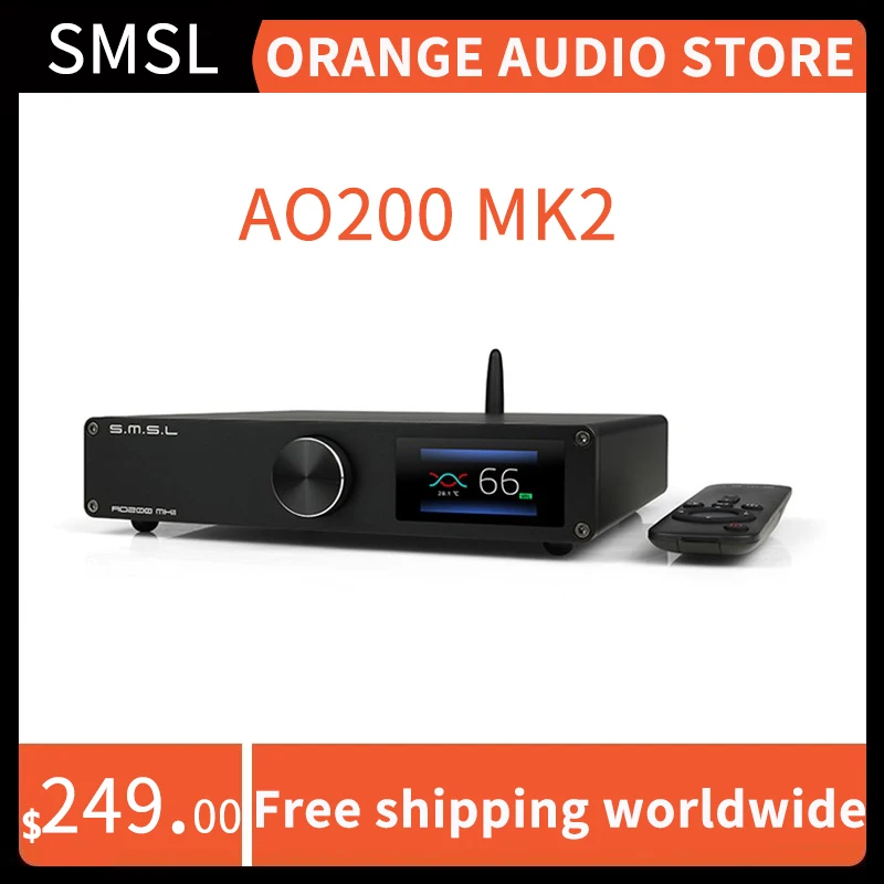 SMSL AO200 MK2 Digital Amplifier MA5332MS AMP Chip Bluetooth5.0 Subwoofer2.1 NJW1194 Volume Balanced Input USB Decoding Speaker
SMSL AO200 MK2 Digital Amplifier MA5332MS AMP Chip Bluetooth5.0 Subwoofer2.1 NJW1194 Volume Balanced Input USB Decoding Speaker