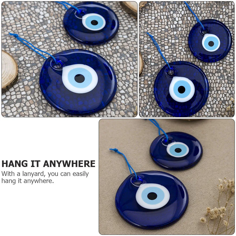 2pcs Blue Eye Bead Pendant Glass Wall Hanging Decor Turkish Evil Eye Pendant For Wedding Party Home Car Protection Amulet
2pcs Blue Eye Bead Pendant Glass Wall Hanging Decor Turkish Evil Eye Pendant For Wedding Party Home Car Protection Amulet