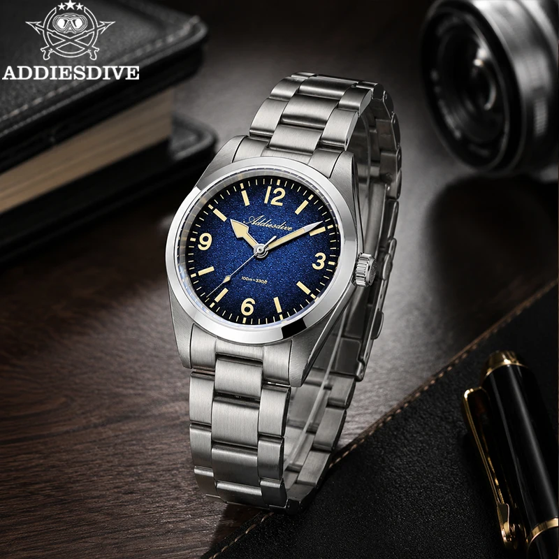 ADDIESDIVE New Men Watch 36mm Sapphire AR Coating Glass Quartz Watch AD2544 C3 Luminous 100m Waterproof 316L Stainless Steel
ADDIESDIVE New Men Watch 36mm Sapphire AR Coating Glass Quartz Watch AD2544 C3 Luminous 100m Waterproof 316L Stainless Steel