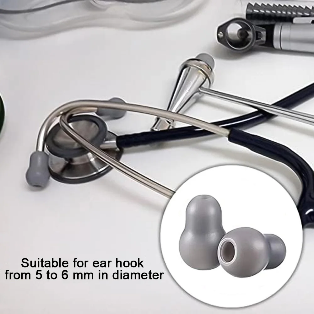 10pcs/lot Super Comfortable and Soft Stethoscope Earplug Cover Silicone Eartips Earpieces for Stethoscope Universal Replacement
10pcs/lot Super Comfortable and Soft Stethoscope Earplug Cover Silicone Eartips Earpieces for Stethoscope Universal Replacement