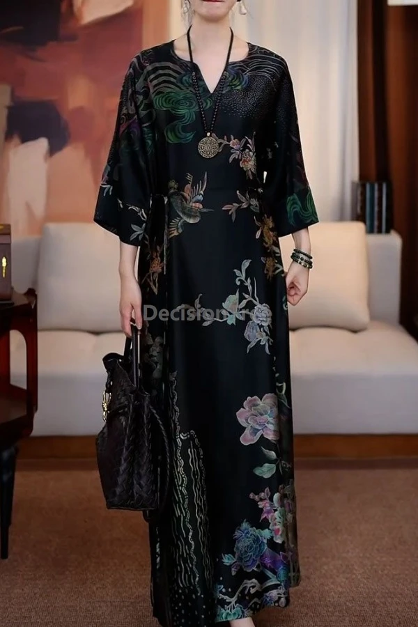 2025 новый винтажный темпераментный халат в китайском стиле, литературное искусство, модное летнее платье, элегантное классическое повседневное улучшенное Ципао
2025 новый винтажный темпераментный халат в китайском стиле, литературное искусство, модное летнее платье, элегантное классическое повседневное улучшенное Ципао