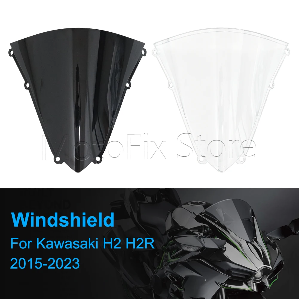 Motorcycle Accessories Double Bubble Windshield Windscreen Wind Deflectors For Kawasaki H2 H2R 2015-2023 2022 2021 2020
Motorcycle Accessories Double Bubble Windshield Windscreen Wind Deflectors For Kawasaki H2 H2R 2015-2023 2022 2021 2020