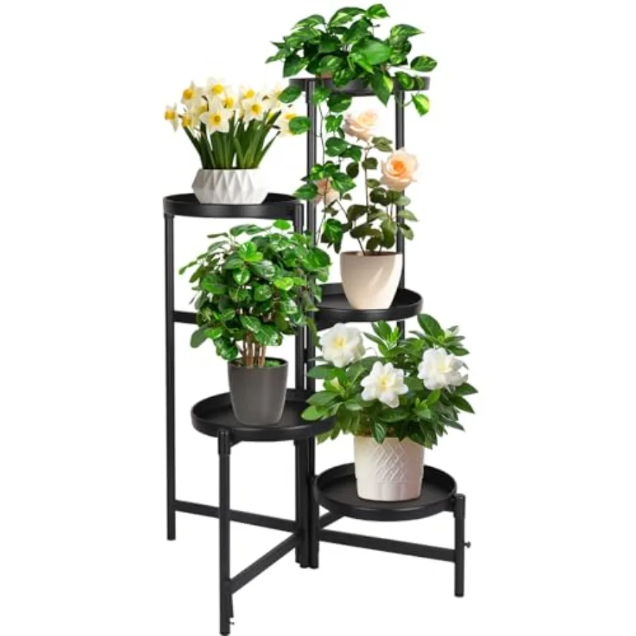 CONLI Metal Plant Stand5 Tier Metal Plant Stand for Indoor Outdoor Max 31.49 High Foldable Drative Display Rack for Multiple Po
CONLI Metal Plant Stand5 Tier Metal Plant Stand for Indoor Outdoor Max 31.49 High Foldable Drative Display Rack for Multiple Po