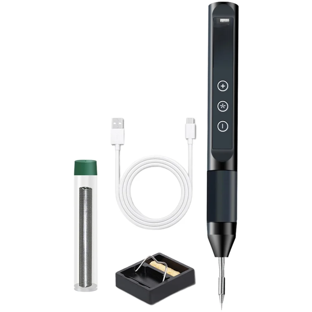 Digital Display Soldering Iron Portable 9V USB-C Heating Core 3 Tips Repair Kit For Phone Circuit Board
Digital Display Soldering Iron Portable 9V USB-C Heating Core 3 Tips Repair Kit For Phone Circuit Board
