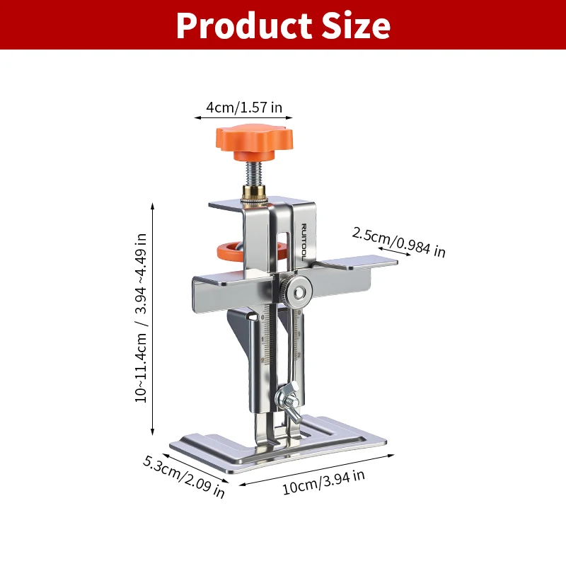 Cabinet Door Installation Jig Stainless Steel 2 In 1 Mounting Tool With Support Base Adjustable Positioner For Base Cabinets
Cabinet Door Installation Jig Stainless Steel 2 In 1 Mounting Tool With Support Base Adjustable Positioner For Base Cabinets