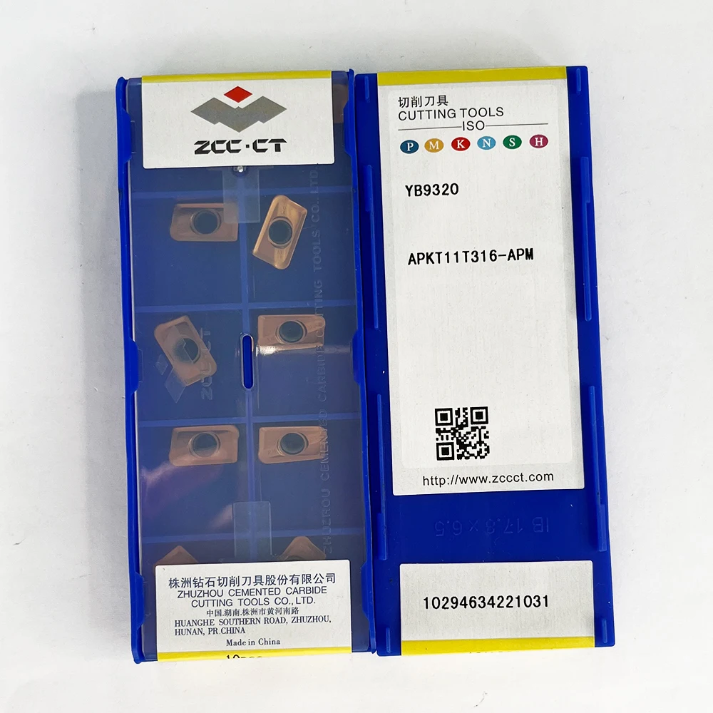 HUAZHICHUN 10pcs APKT11 T316-APM YB9320 Original carbide insert with the best quality
HUAZHICHUN 10pcs APKT11 T316-APM YB9320 Original carbide insert with the best quality