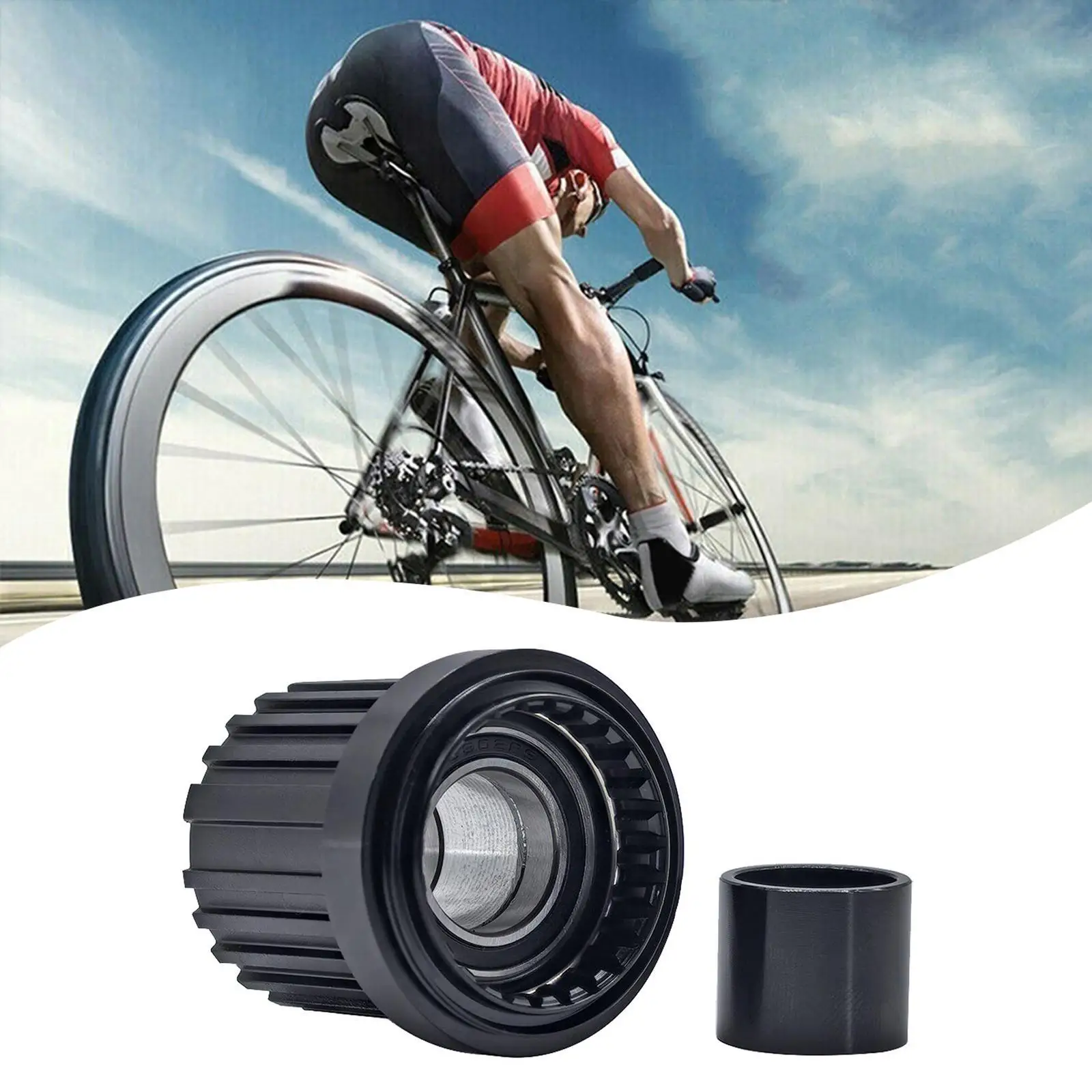 Bike Freehub Body Replacement with Bearings Wear Resistant M34x1.0-26T Freewheel
Bike Freehub Body Replacement with Bearings Wear Resistant M34x1.0-26T Freewheel