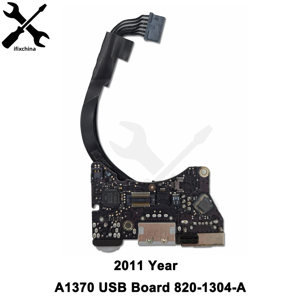 Original 922-9972 I / O Board (USB, AUDIO, DC Jack) for MacBook Air 11 "A1370 Mid 2011 MC968, MC969 820-3053-A
Original 922-9972 I / O Board (USB, AUDIO, DC Jack) for MacBook Air 11 "A1370 Mid 2011 MC968, MC969 820-3053-A