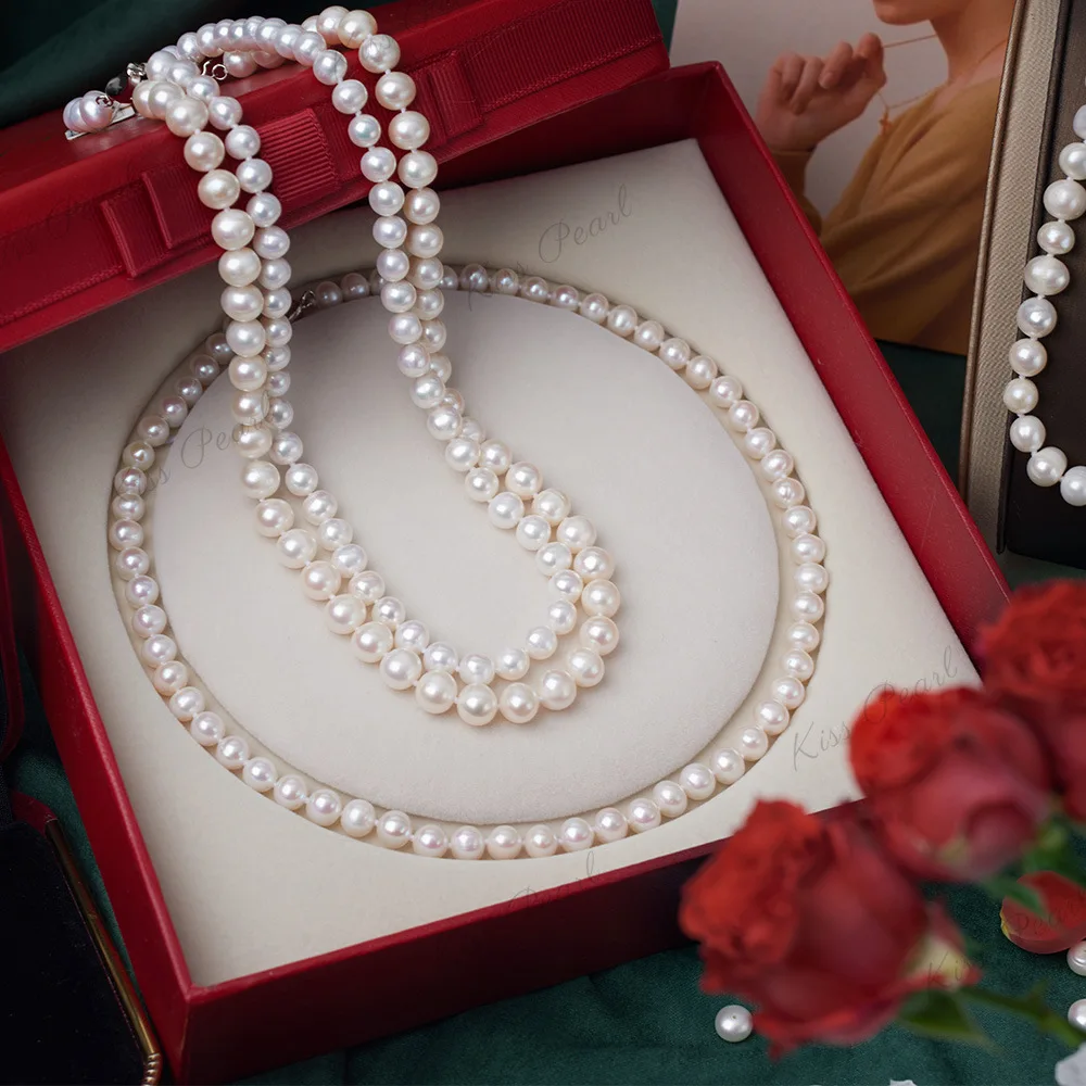 Exquisite S925 Sterling White Pearl Necklace Chain for Women Mother Jewelry Wedding Engagement Party Birthday Mother's Day Gifts
Exquisite S925 Sterling White Pearl Necklace Chain for Women Mother Jewelry Wedding Engagement Party Birthday Mother's Day Gifts