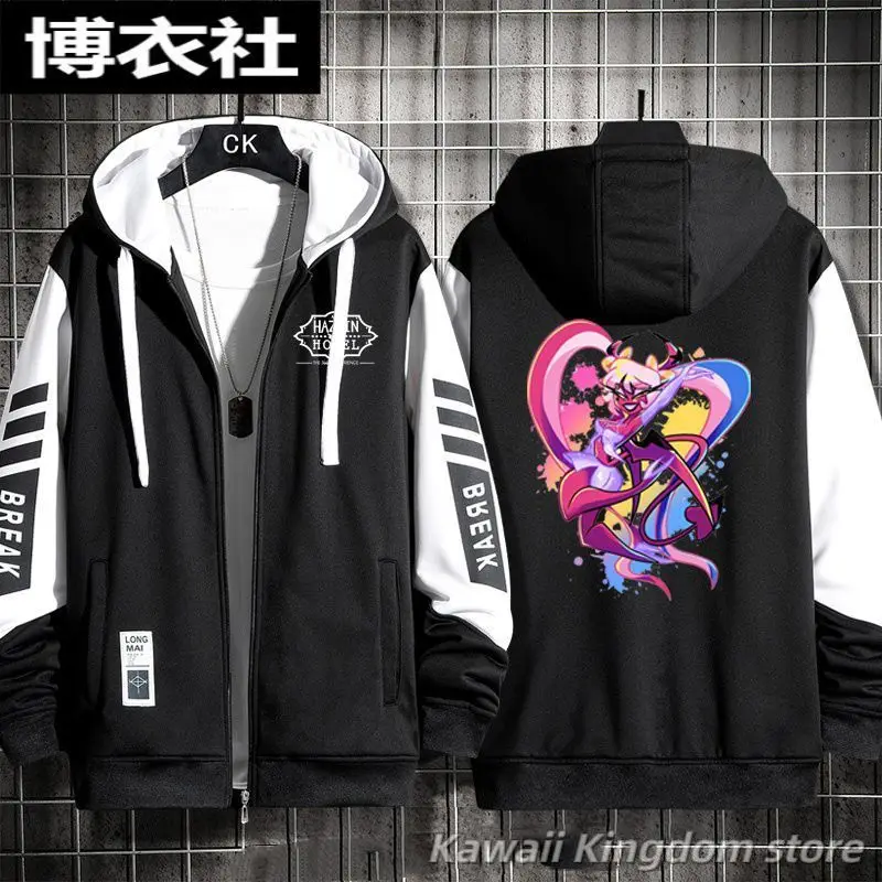 Game Alastor Voxal Anime Cosplay Long Sleeve Jacket Unisex Coat Zipper Hooded Sweatshirt Top Cosplay Costume Woman Men
Game Alastor Voxal Anime Cosplay Long Sleeve Jacket Unisex Coat Zipper Hooded Sweatshirt Top Cosplay Costume Woman Men