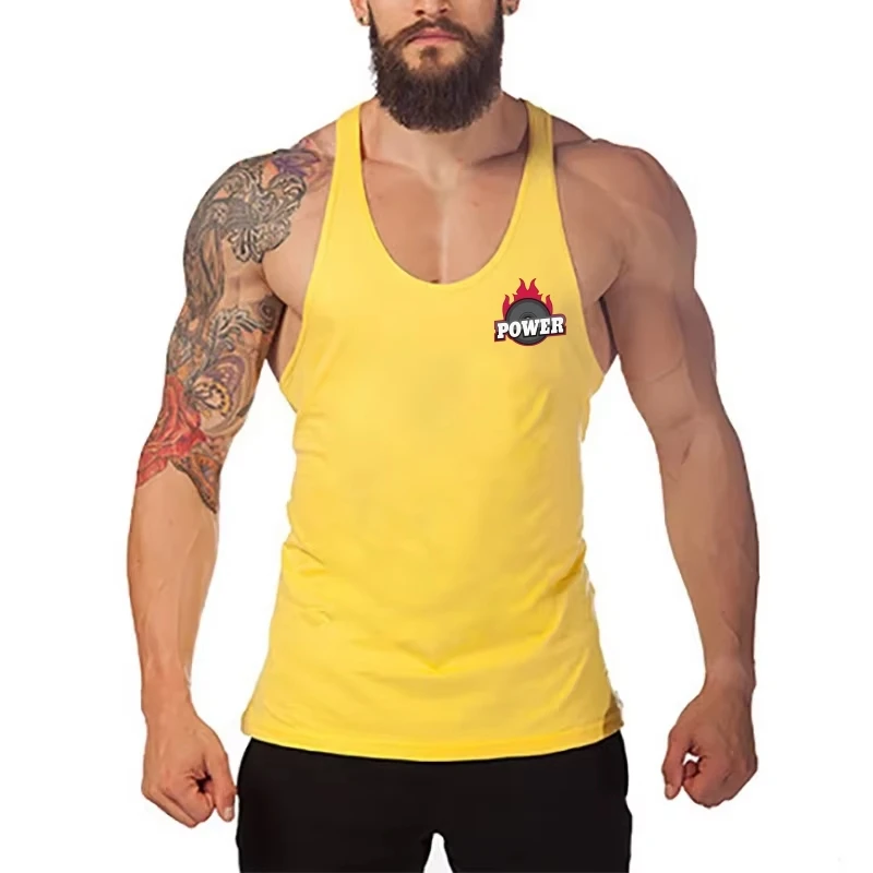 Muscle Guys Sleeveless Cotton Gym Tank Men Y-Back Vest Show Bodybuilding Fitness Training Athletic Workout Activewear
Muscle Guys Sleeveless Cotton Gym Tank Men Y-Back Vest Show Bodybuilding Fitness Training Athletic Workout Activewear