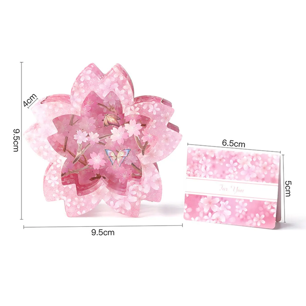 1Pcs 3D Cherry Blossom Greeting Card Exquisite Paper Carved Birthday Blessing Valentine Wishes Blessing Cards 3D Greeting Card
1Pcs 3D Cherry Blossom Greeting Card Exquisite Paper Carved Birthday Blessing Valentine Wishes Blessing Cards 3D Greeting Card