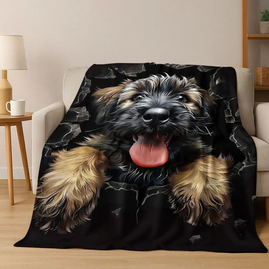 3D Illusion Breaking Wall Dog Puppy Cute Flannel Blanket,Cozy Soft Throw Blanket for Home Bedroom Bed Sofa Picnic Cover Gift Kid
3D Illusion Breaking Wall Dog Puppy Cute Flannel Blanket,Cozy Soft Throw Blanket for Home Bedroom Bed Sofa Picnic Cover Gift Kid