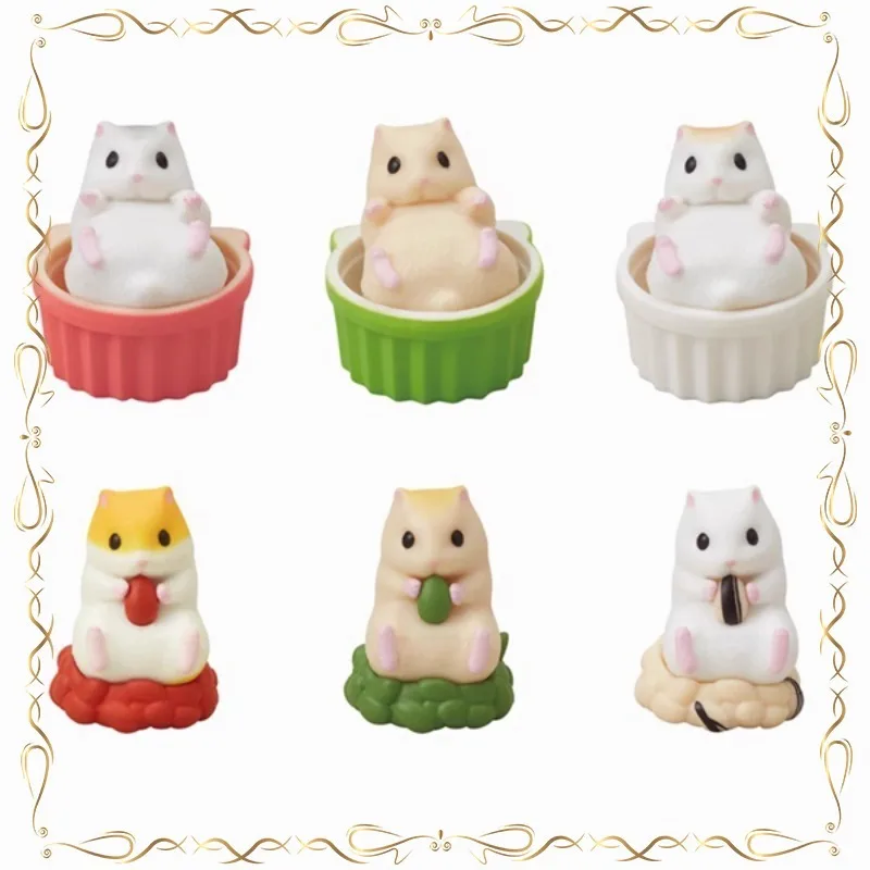 Hamster Cup Cake Modeling Gashapon Kawaii Desktop Ornament Keepsake Children's Day Gifts Action Figure Model Toys
Hamster Cup Cake Modeling Gashapon Kawaii Desktop Ornament Keepsake Children's Day Gifts Action Figure Model Toys