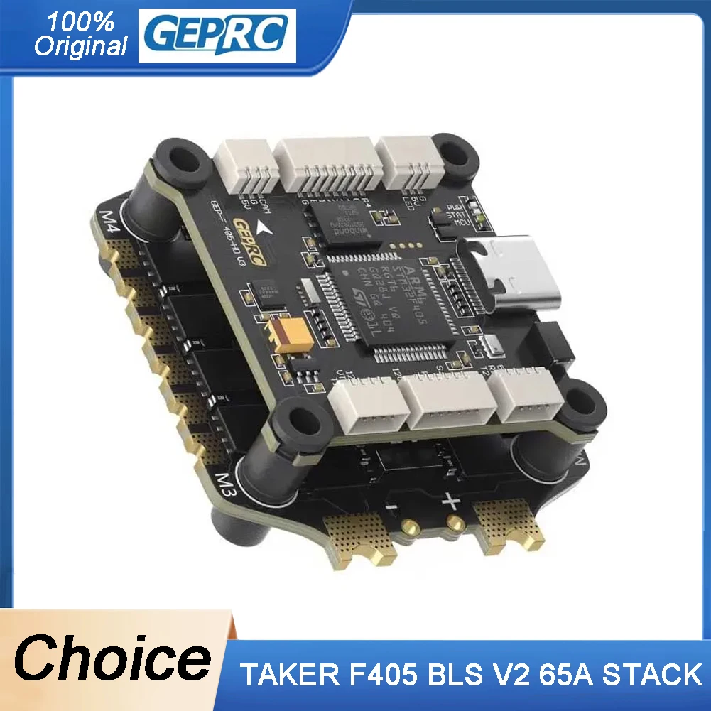 TAKER F405 BLS V2 65A Stack — контроллер полета FPV и ESC 65A 4IN1, 2-6S для гоночных и фристайловых дронов, радиоуправляемые аксессуары
TAKER F405 BLS V2 65A Stack — контроллер полета FPV и ESC 65A 4IN1, 2-6S для гоночных и фристайловых дронов, радиоуправляемые аксессуары