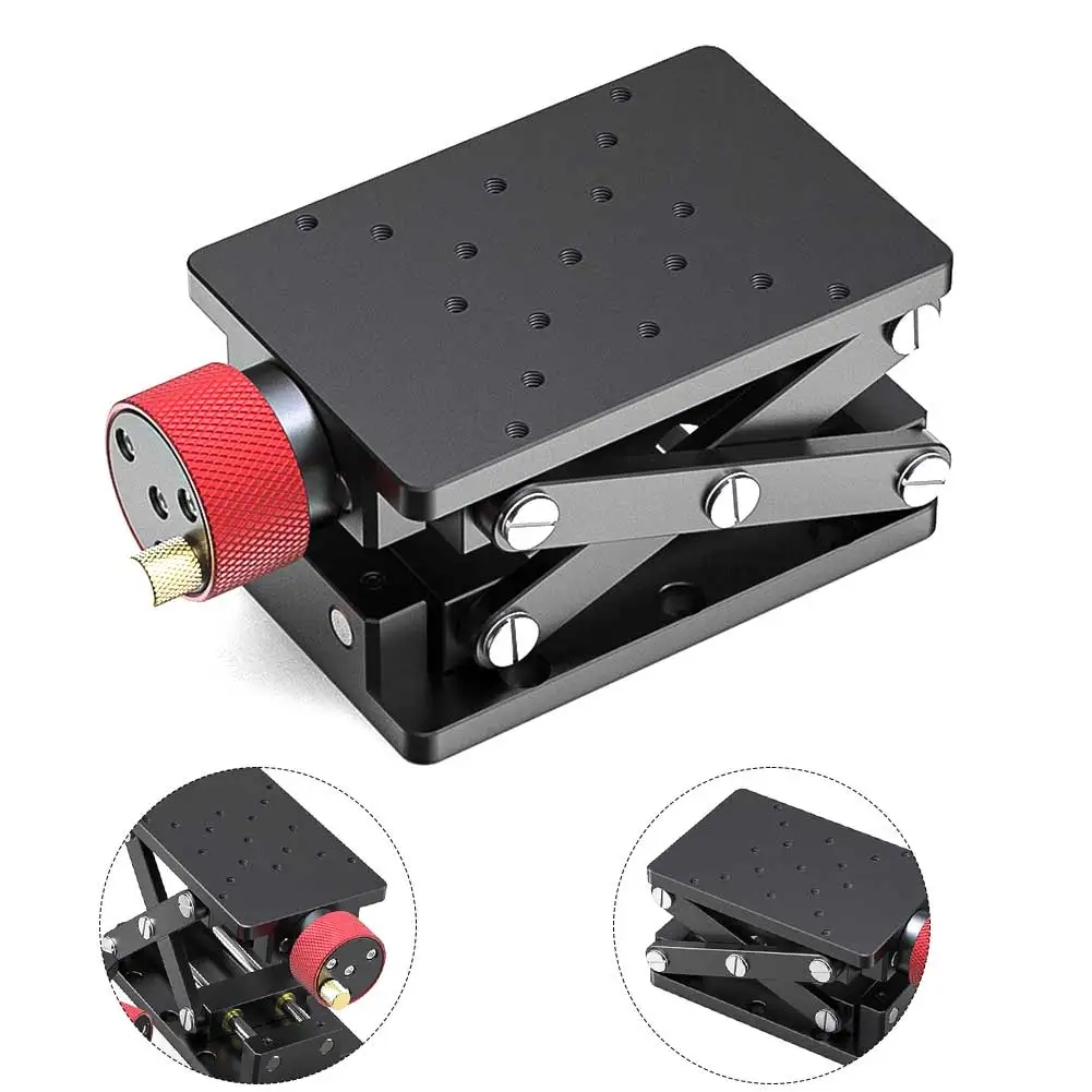 1pcs 148*80mm Z-Axis Manual Lift Platform High Precise Optical Sliding Lifting Displacement Platform Table Linear Stage Lab
1pcs 148*80mm Z-Axis Manual Lift Platform High Precise Optical Sliding Lifting Displacement Platform Table Linear Stage Lab
