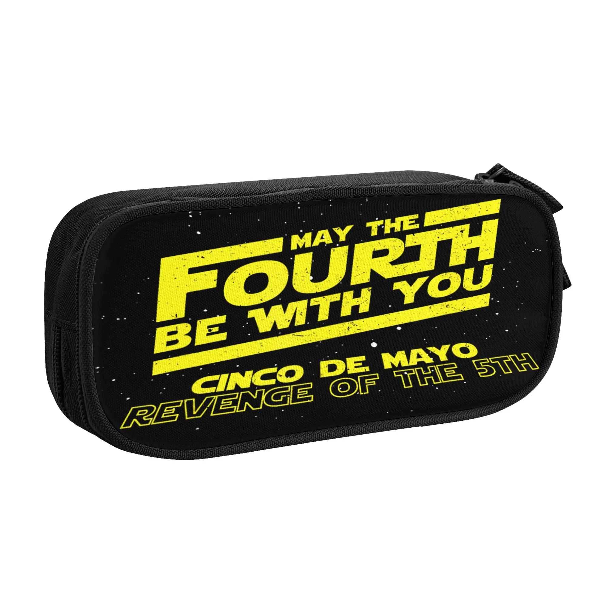 Large Capacity Bags for Child Cartoon May the Fourth 4th Be with You Cinco De Mayo Revenge of 5th School Pencil Bag
Large Capacity Bags for Child Cartoon May the Fourth 4th Be with You Cinco De Mayo Revenge of 5th School Pencil Bag