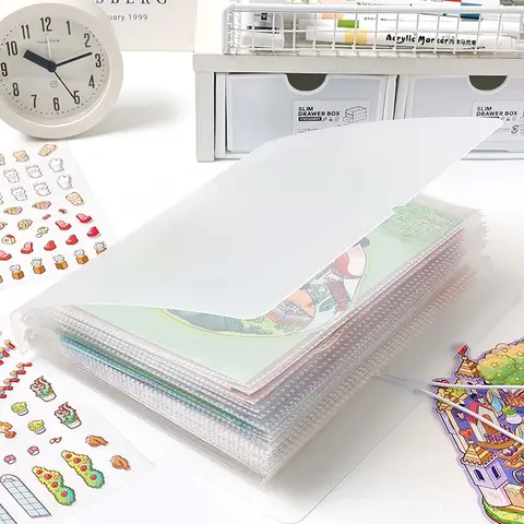 Organisateur de grande capacité, carte mémo, billets, autocollants, porte-sac, papeterie fournitures scolaires et de bureau