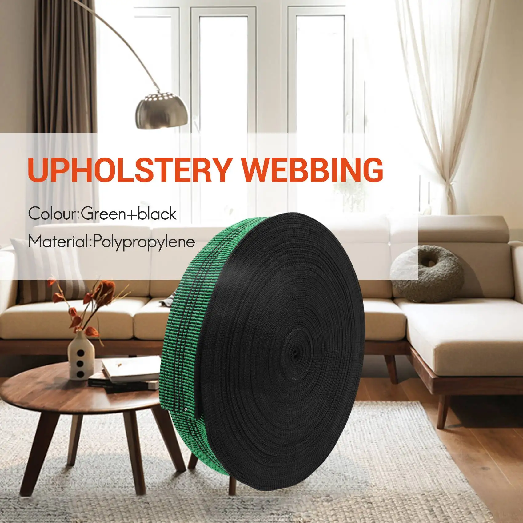A05E-Band Upholstery Stretch Webbing Upholstery Sofa Chair Furniture Repair Elastic Couch Material Replacement Stretchy
A05E-Band Upholstery Stretch Webbing Upholstery Sofa Chair Furniture Repair Elastic Couch Material Replacement Stretchy