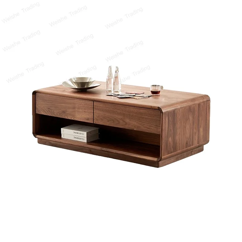 North American black walnut solid wood coffee table modern simple household table Nordic small apartment living room tea table
North American black walnut solid wood coffee table modern simple household table Nordic small apartment living room tea table