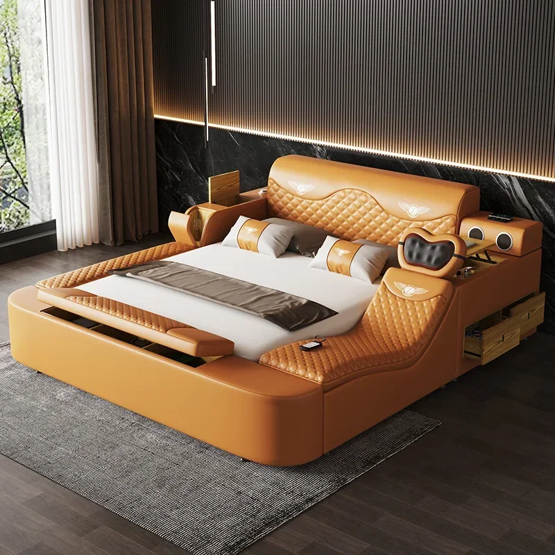 MULTIFUNCTIONAL SMART BED | FUTURISTIC FURNITURE | Tech Smart Bed 2 People | Ultimate Massage Tatami Genuine Leather Bed Cama
MULTIFUNCTIONAL SMART BED | FUTURISTIC FURNITURE | Tech Smart Bed 2 People | Ultimate Massage Tatami Genuine Leather Bed Cama