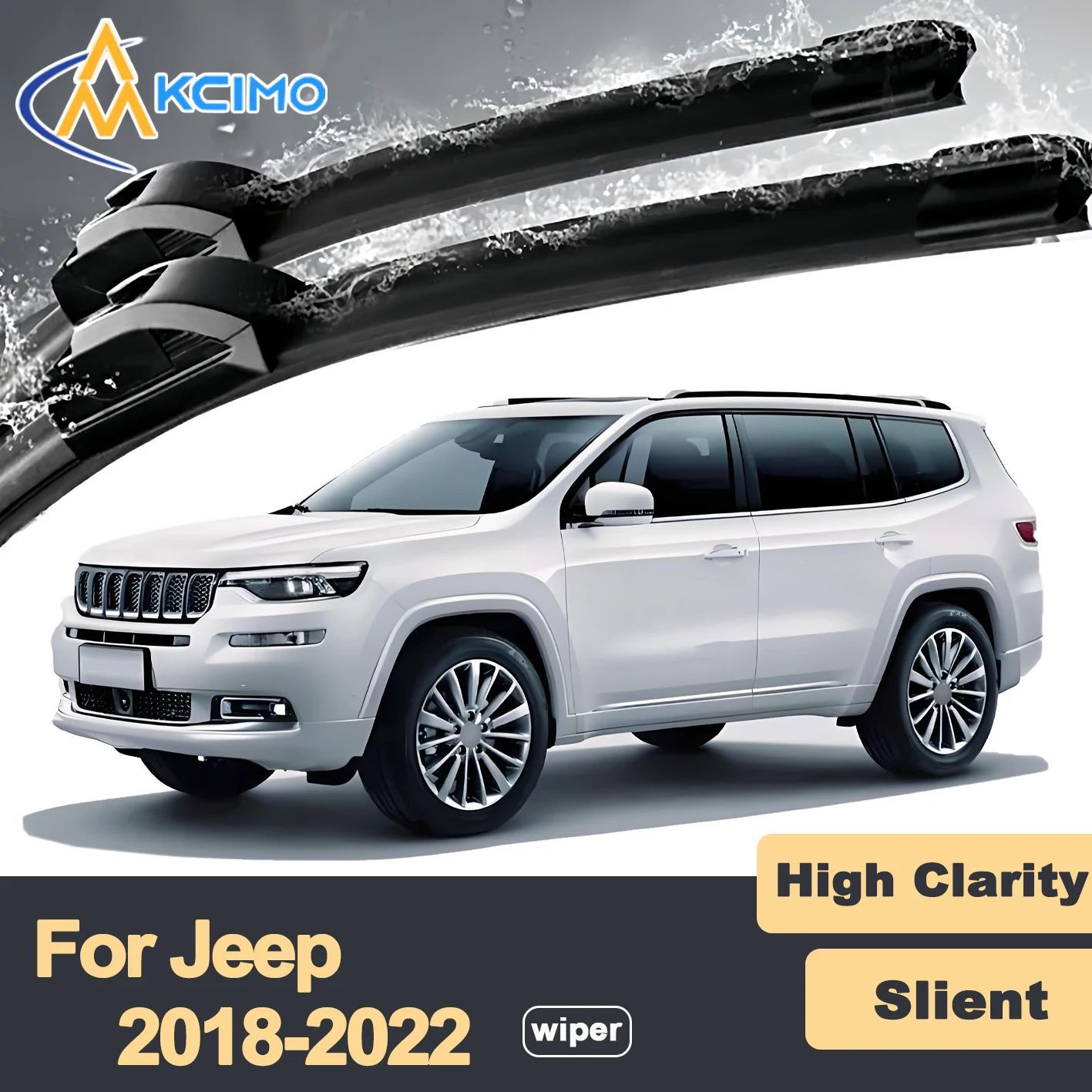Резиновые прочные бесшумные щетки стеклоочистителя премиум-класса, 2 шт. для Jeep Grand Commander K8 2018-2022 Commander
Резиновые прочные бесшумные щетки стеклоочистителя премиум-класса, 2 шт. для Jeep Grand Commander K8 2018-2022 Commander