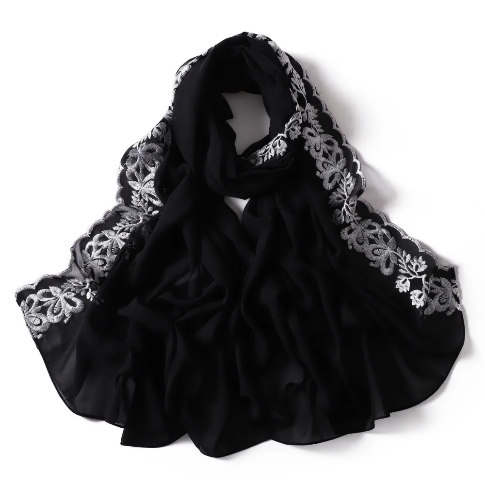 Versatile Elegant Women Hijab Thin Embroidered Edging Embroider Scarf Chiffon Breathable Ramadan Shawl Women Headwear
Versatile Elegant Women Hijab Thin Embroidered Edging Embroider Scarf Chiffon Breathable Ramadan Shawl Women Headwear