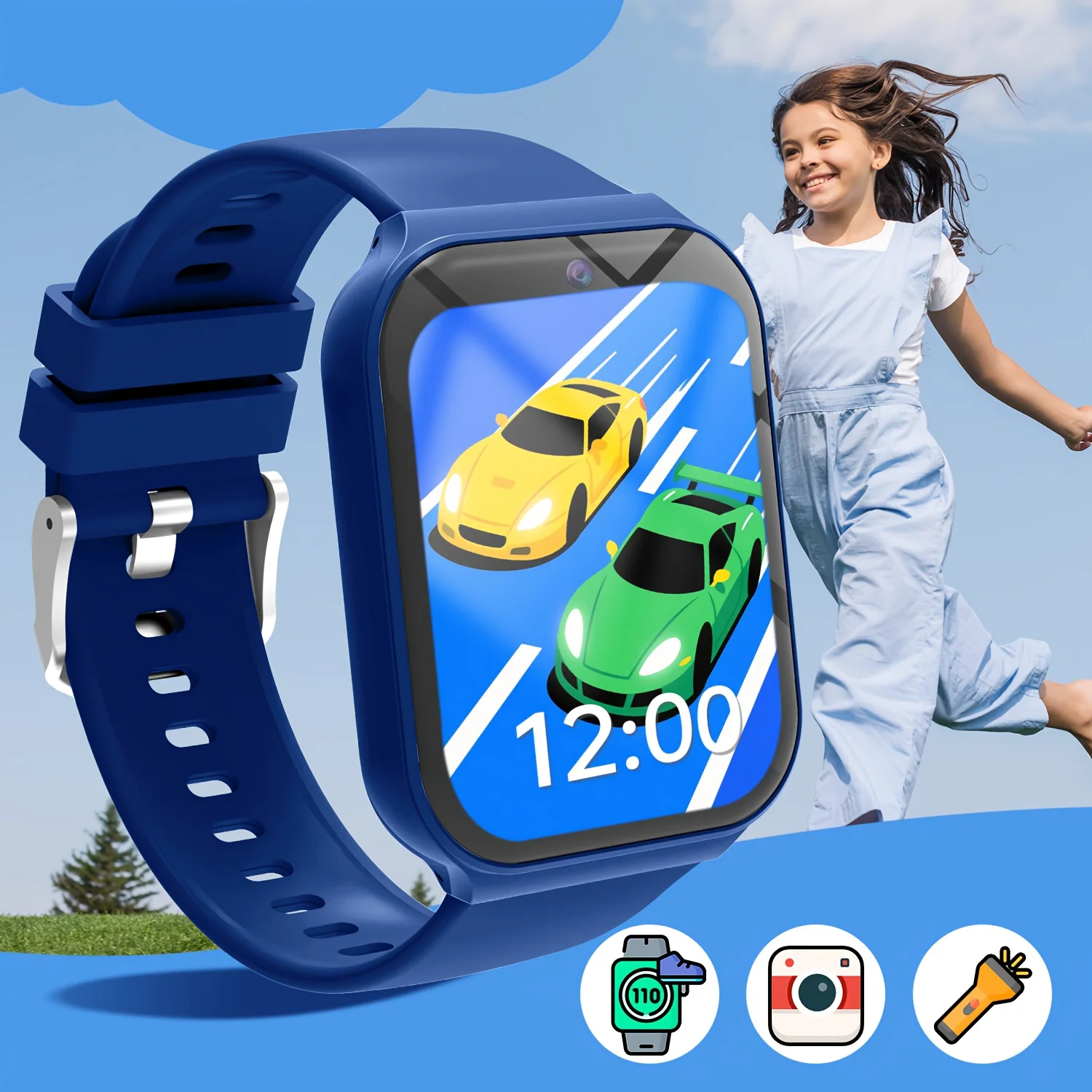 Youngsters for Ages Smart Watch, 18 Educational Games, Pedometer, Camera, Player, Calendar and Alarm Clock
Youngsters for Ages Smart Watch, 18 Educational Games, Pedometer, Camera, Player, Calendar and Alarm Clock