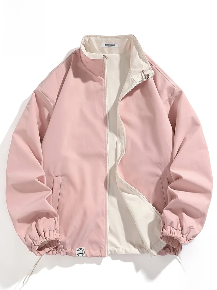 PaulFrank Double-Sided Wear Couple Sle Stand Collar Jaet Men's Autumn Casual Top Polyester Fiber Long Sve Zipper Closure
PaulFrank Double-Sided Wear Couple Sle Stand Collar Jaet Men's Autumn Casual Top Polyester Fiber Long Sve Zipper Closure