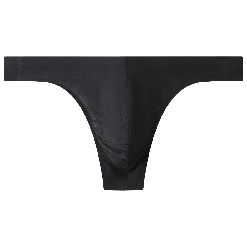 Men's Ice Silk Thong Panties Low Waist Seamless T-Back Briefs Breathable Quick Dry Sexy Underwear for Men
Men's Ice Silk Thong Panties Low Waist Seamless T-Back Briefs Breathable Quick Dry Sexy Underwear for Men