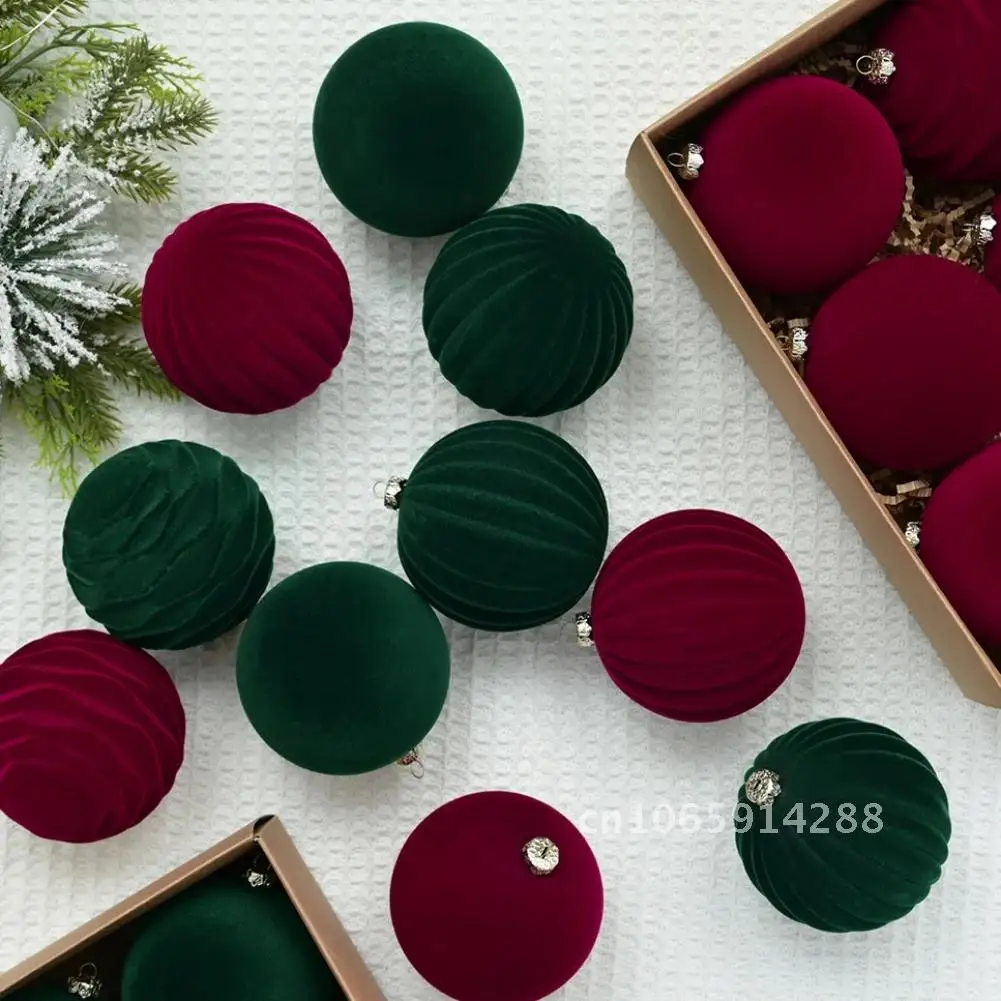 12Pcs/Box 8cm Christmas Velvet Ball Decoration Christmas Tree Merry Ornament Decoration Decor Christmas Ball Hanging Pendant
12Pcs/Box 8cm Christmas Velvet Ball Decoration Christmas Tree Merry Ornament Decoration Decor Christmas Ball Hanging Pendant