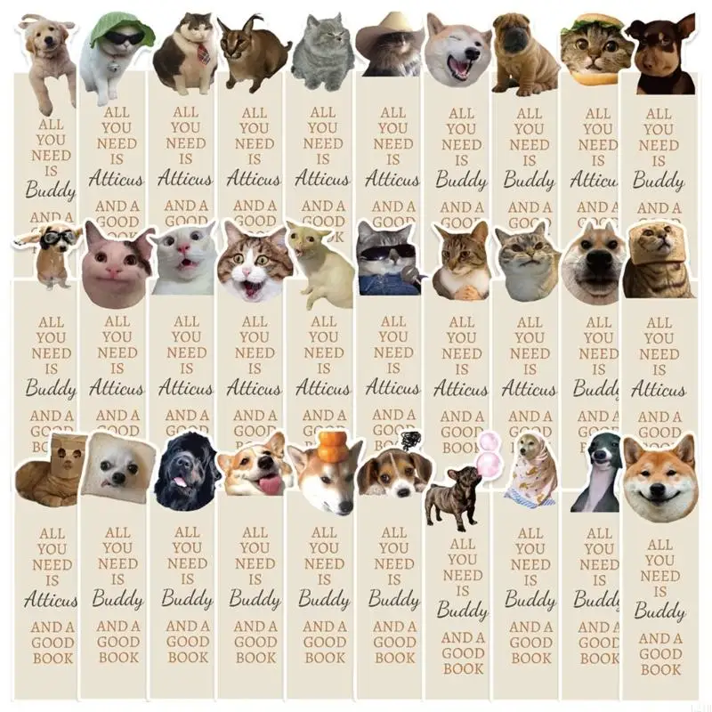 2025 New 30 Sheets Encouraging Page Marker Animal Book Marker Inspirational Bookmarks
2025 New 30 Sheets Encouraging Page Marker Animal Book Marker Inspirational Bookmarks