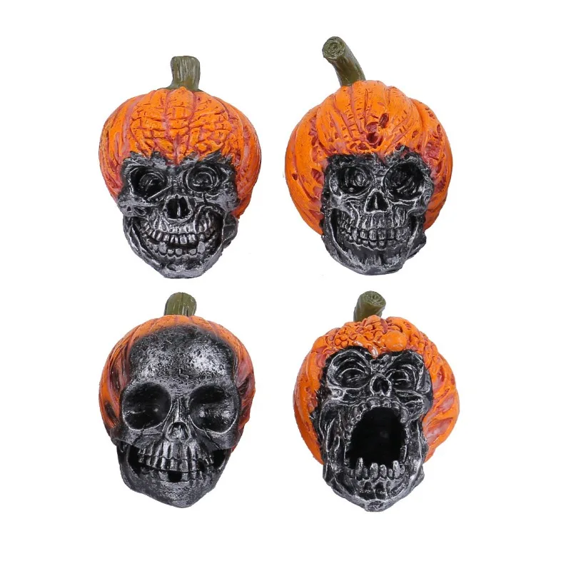 Halloween Pumpkin Skull Statue Resin Decor Home Decoration Ornaments Creative Art Carving Sculptures Model Halloween Gifts
Halloween Pumpkin Skull Statue Resin Decor Home Decoration Ornaments Creative Art Carving Sculptures Model Halloween Gifts