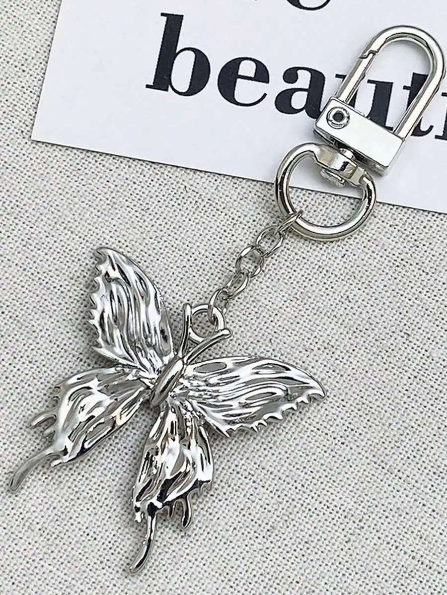 1pc Y2K Style Sweet & Cool Butterfly Keychain Creative Vertical Stripe Butterfly Couple & Best Friend Gift Bag Accessory Goth Le
1pc Y2K Style Sweet & Cool Butterfly Keychain Creative Vertical Stripe Butterfly Couple & Best Friend Gift Bag Accessory Goth Le