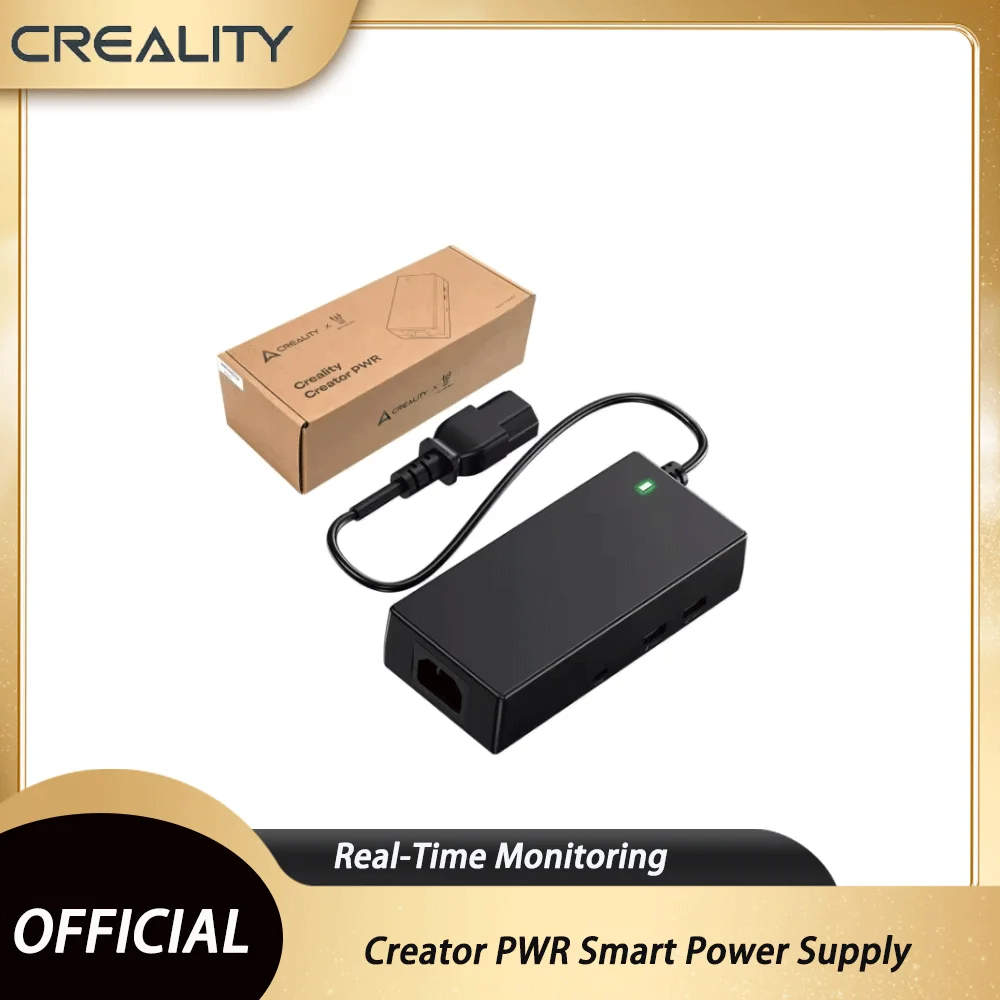 Creality Creator PWR Smart Power Supply Real-Time Monitoring & Auto Shutdown 3D Printer Smart Protection for Creality 3D Printer
Creality Creator PWR Smart Power Supply Real-Time Monitoring & Auto Shutdown 3D Printer Smart Protection for Creality 3D Printer
